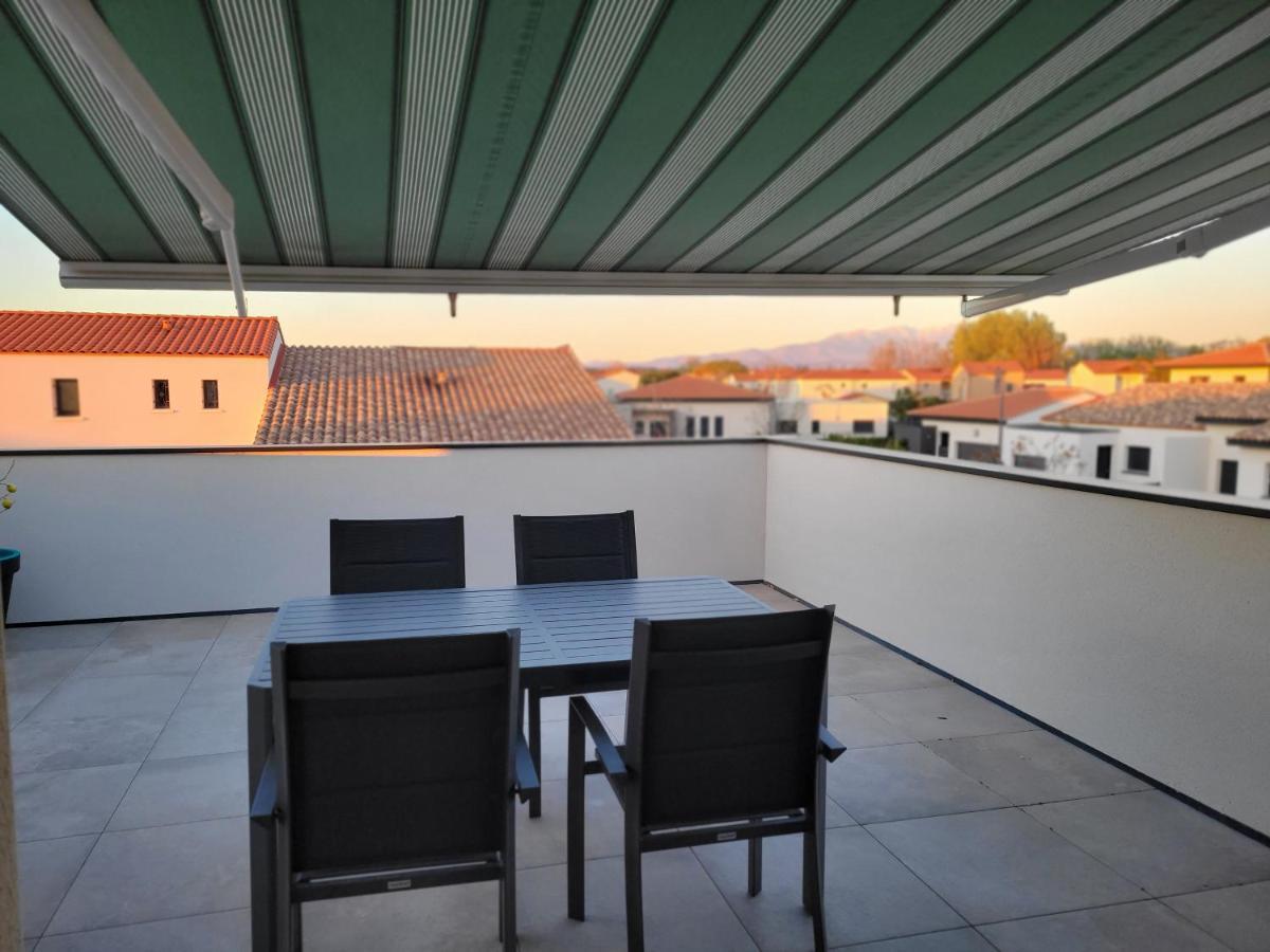 Studio Vue Montagne Rivesaltes Extérieur photo
