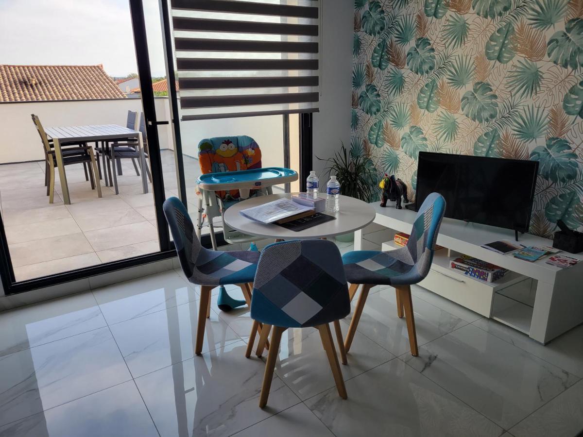 Studio Vue Montagne Rivesaltes Extérieur photo