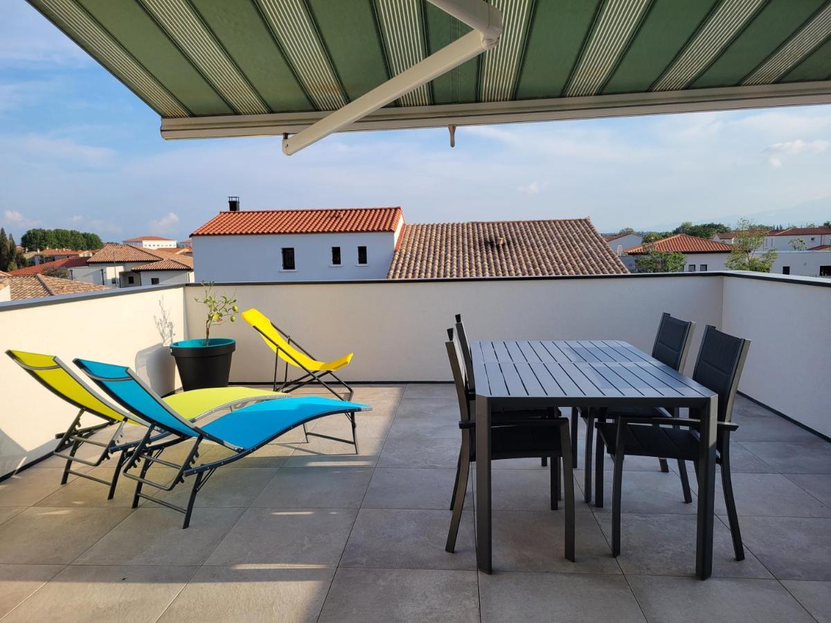 Studio Vue Montagne Rivesaltes Extérieur photo