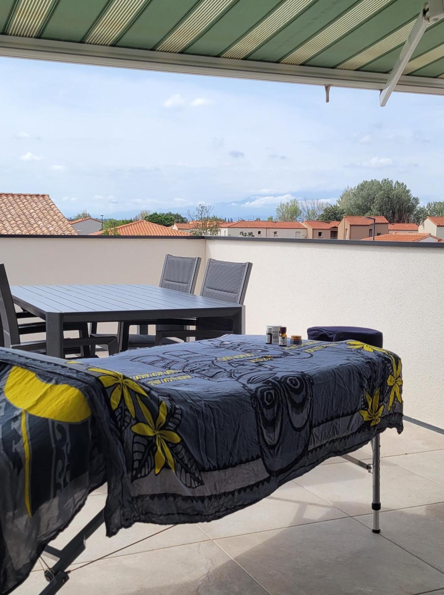 Studio Vue Montagne Rivesaltes Extérieur photo